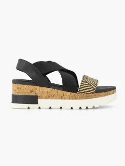 Zwarte Sandalette