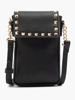 Zwarte Telefoontas Studs