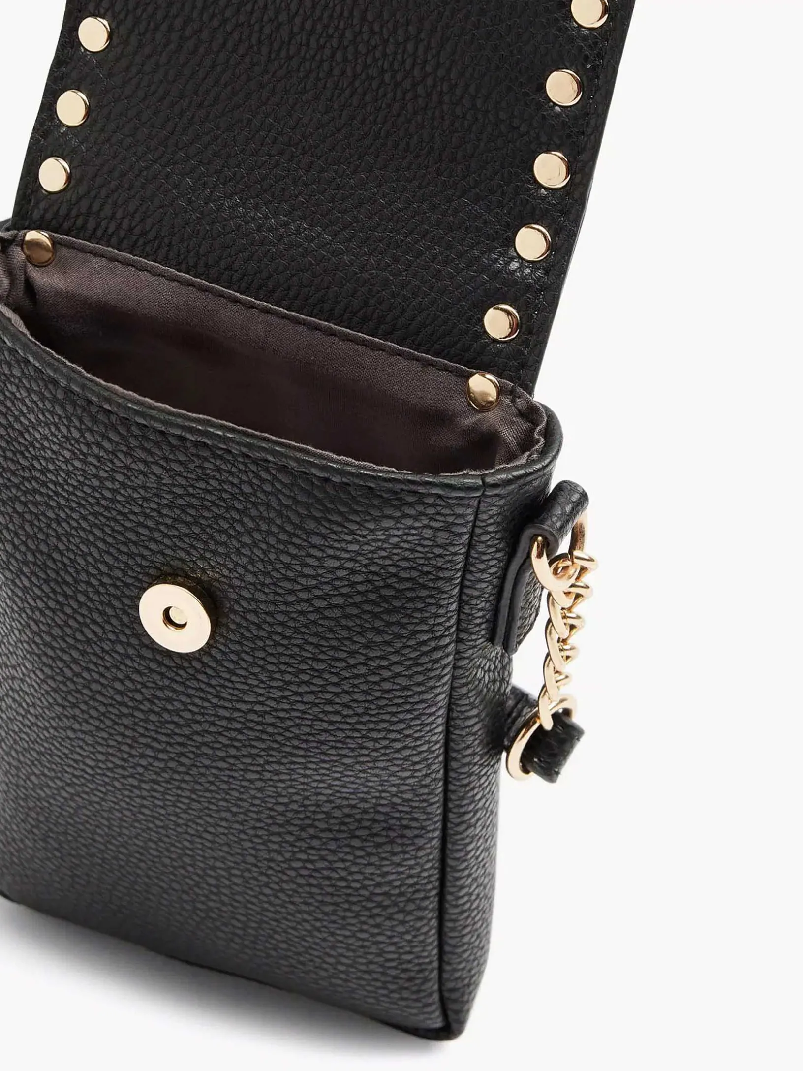 Zwarte Telefoontas Studs