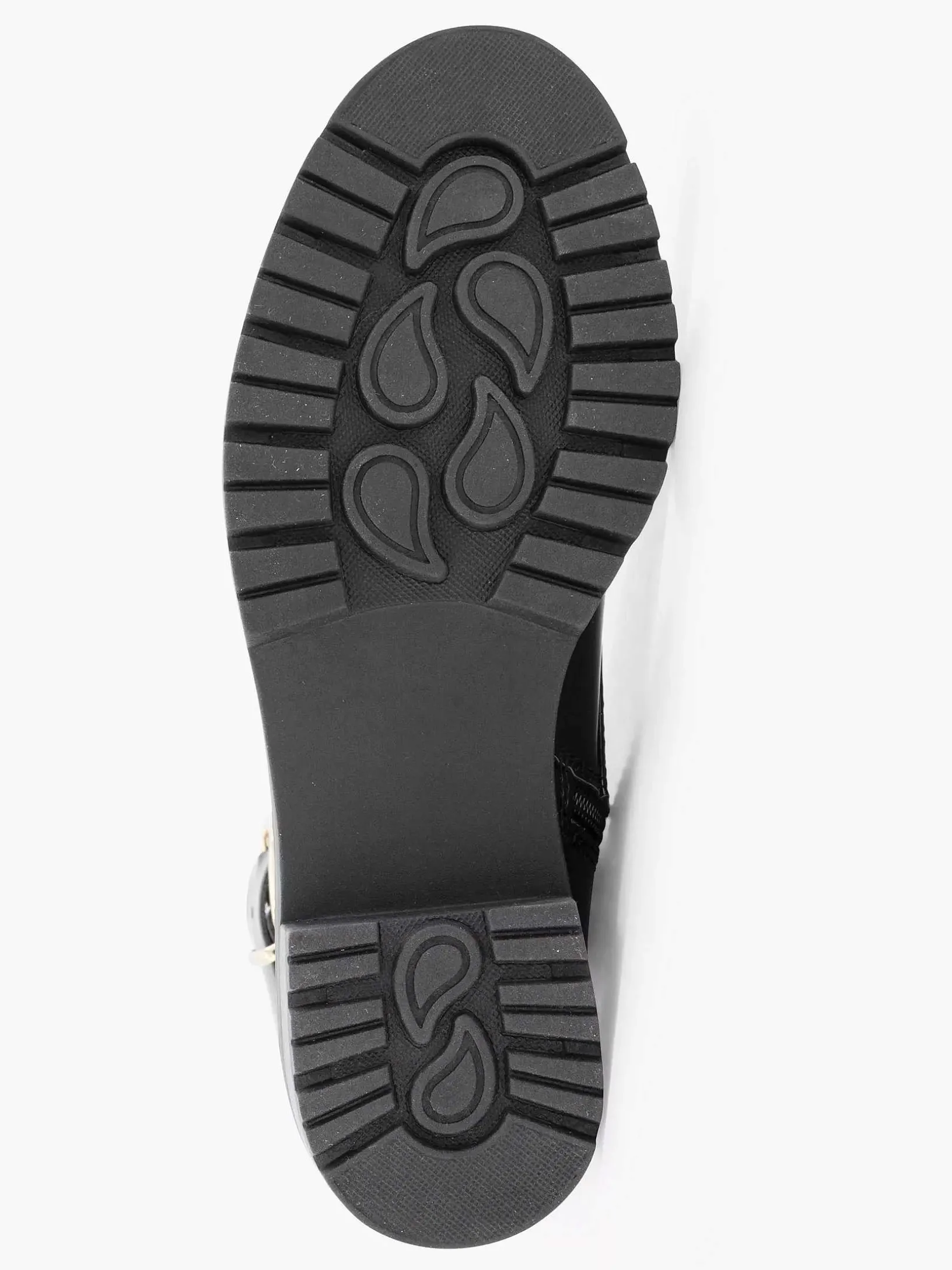 Zwarte Veterboot Lak